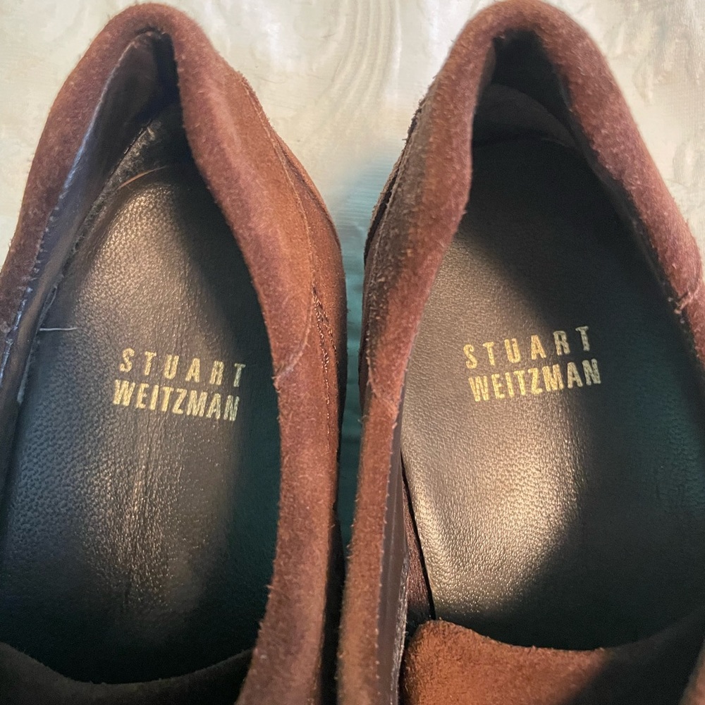 Stuart Weitzman Suede Sneakers - Picture 4 of 5